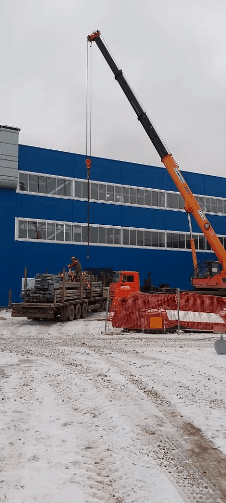Пристрой в осях 1-6.1/Е-И площадью 1850м2, Свердловская область, г.Березовский, ул. Коммунны 86